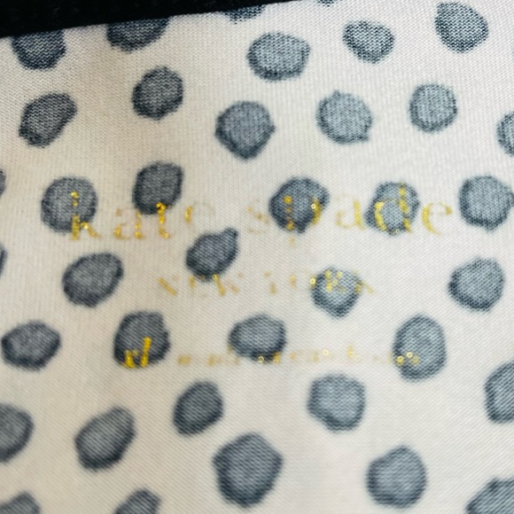 Kate Spade Womens Pajama Tank Top Blush Pink Black Polka Dot Jersey Knit Size XL - Picture 7 of 12